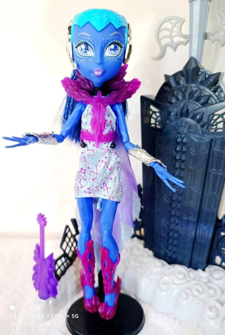 Boneca Monster High Astranova & Floatation Station (2015) azul - completa e funcionando  - Foto 2