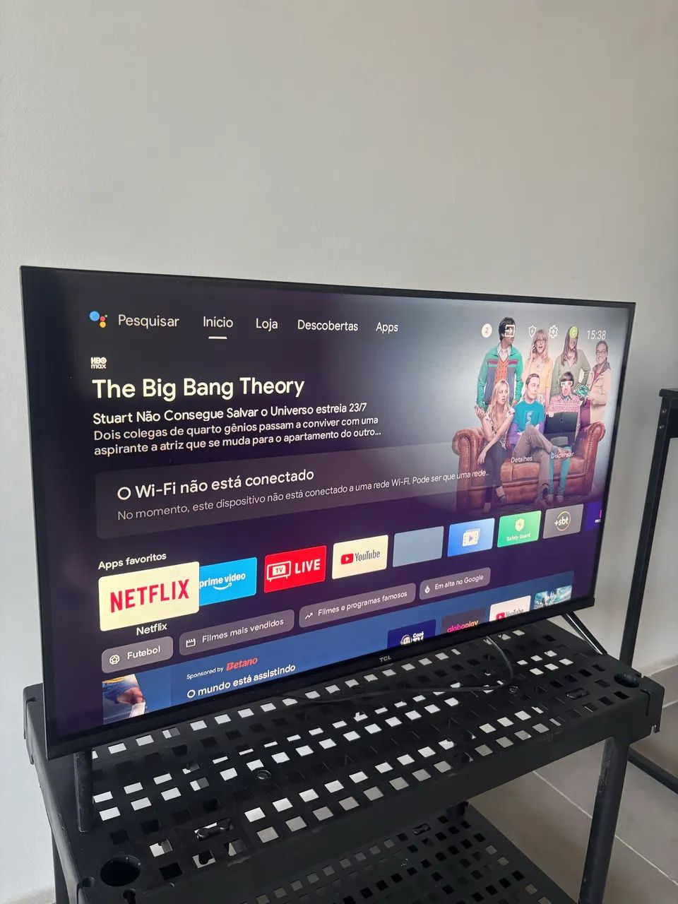 Televisão 32 TCL | Smart TV Android | Muito nova e completa com suporte