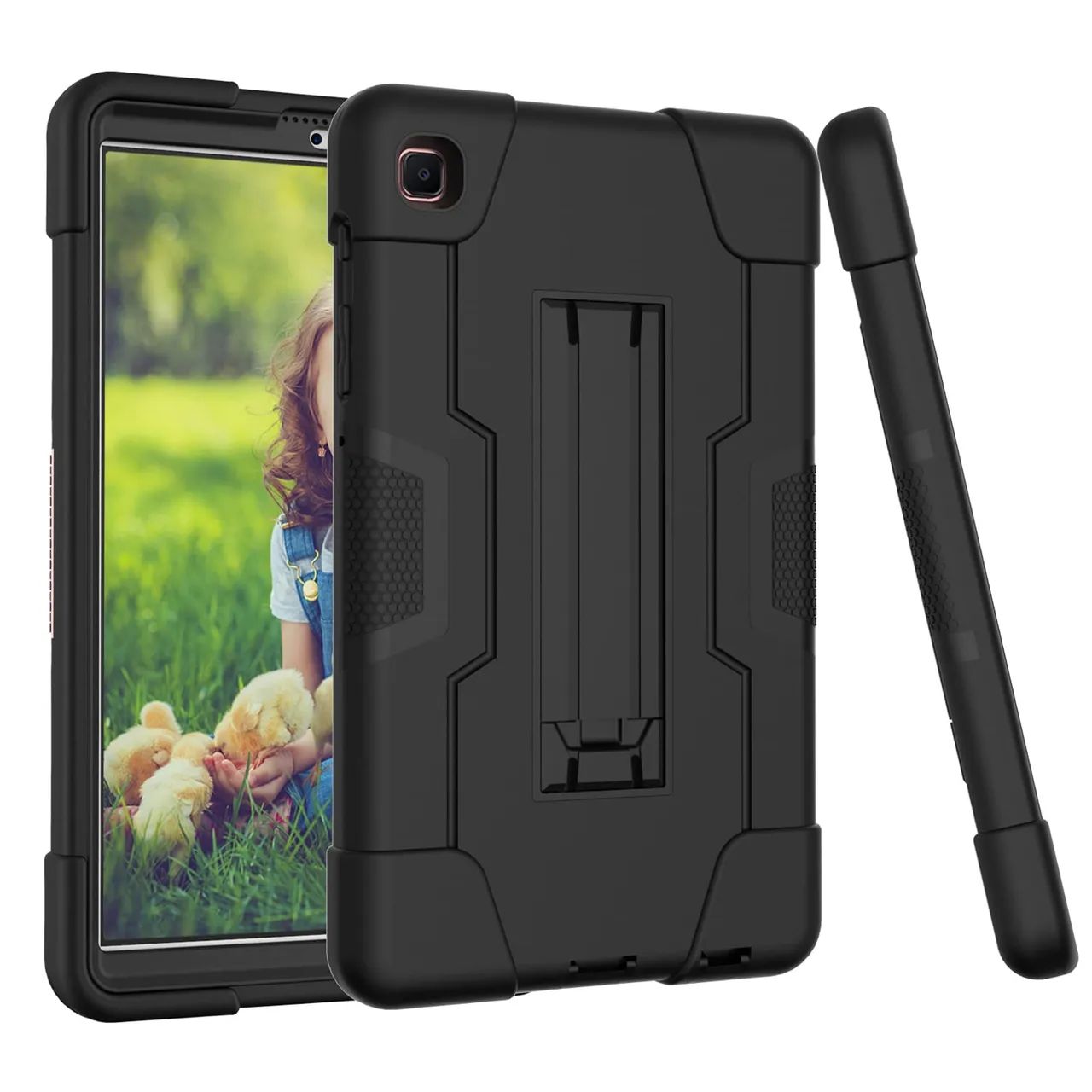 Capa para Tablet Samsung A7 Lite + teclado USB para Tablet de 7 polegadas 