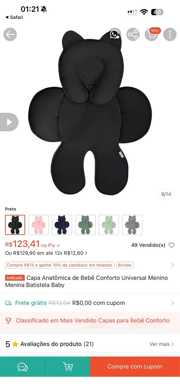 Itens de bebe  - Foto 3