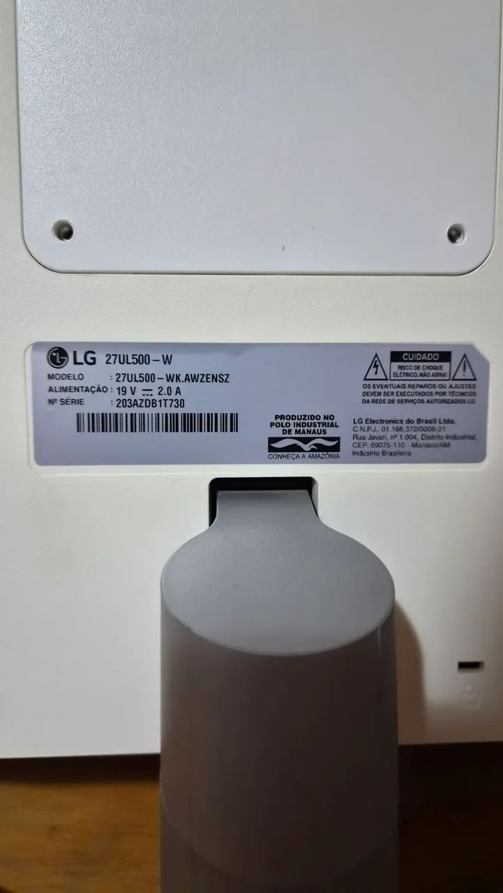 Monitor LG 27UL500-W 27 4K IPS HDR10 com caixa - Foto 4