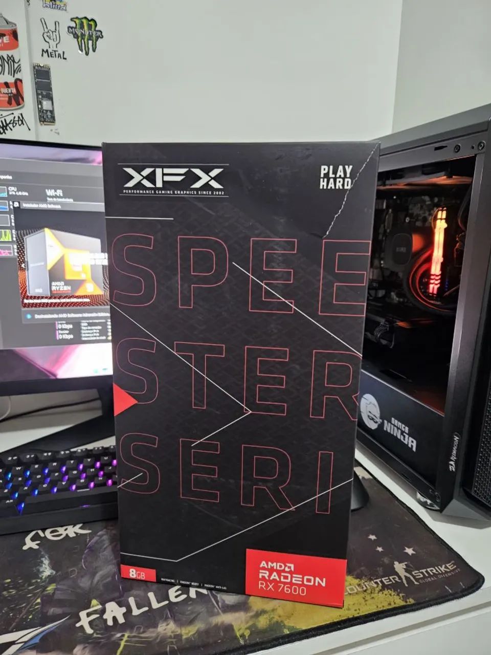 Rx 7600 8gb XFX - Foto 2