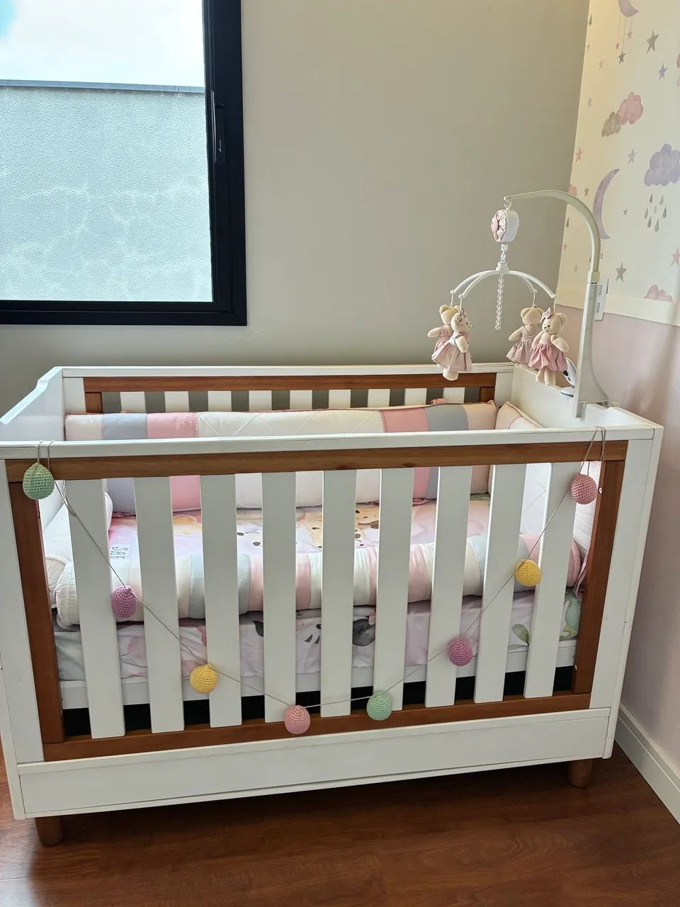 Berço mini Cama - Opcional kit berço menina  - Foto 4