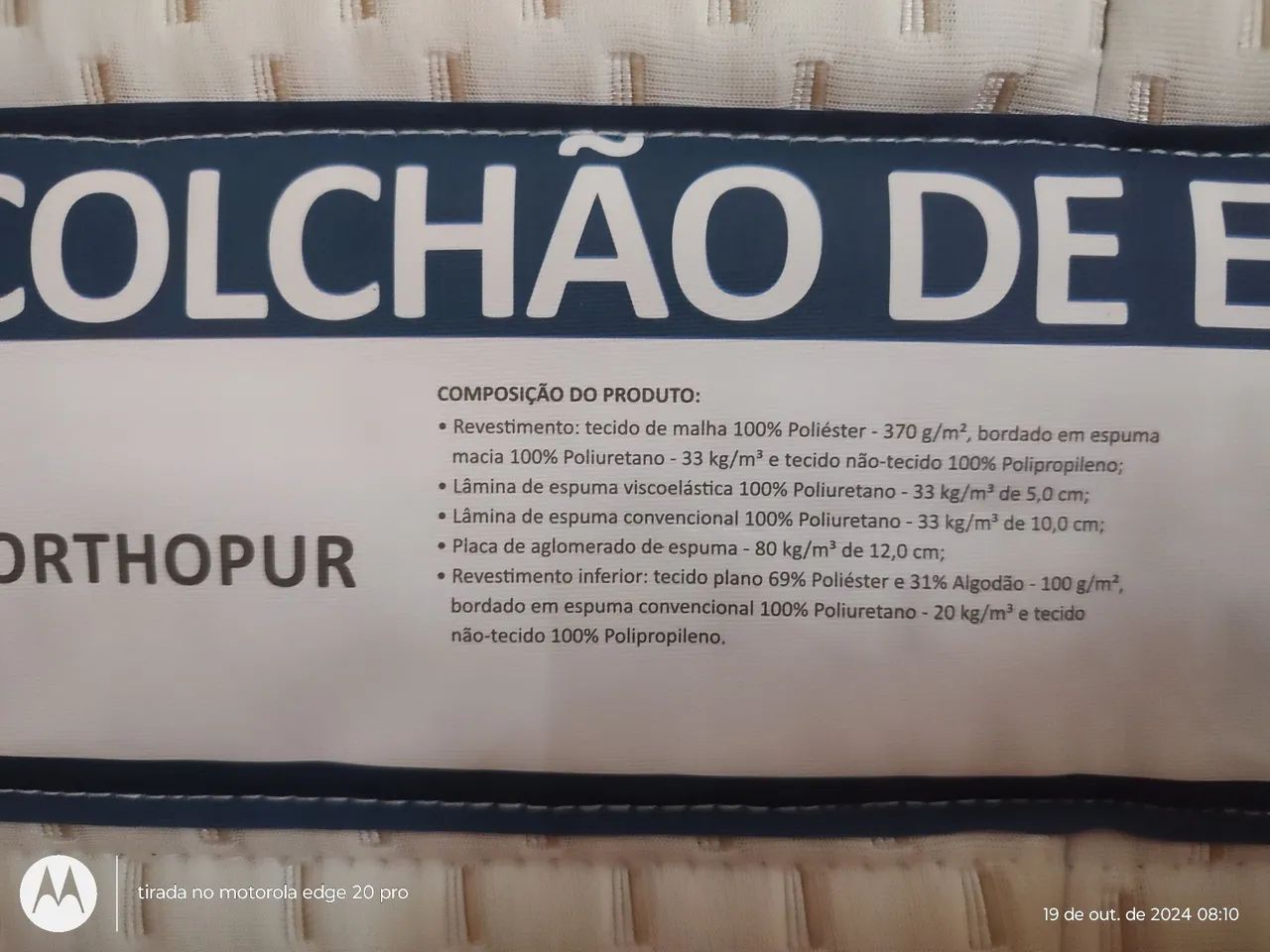 Colchão Ortobom orthopur - Foto 4