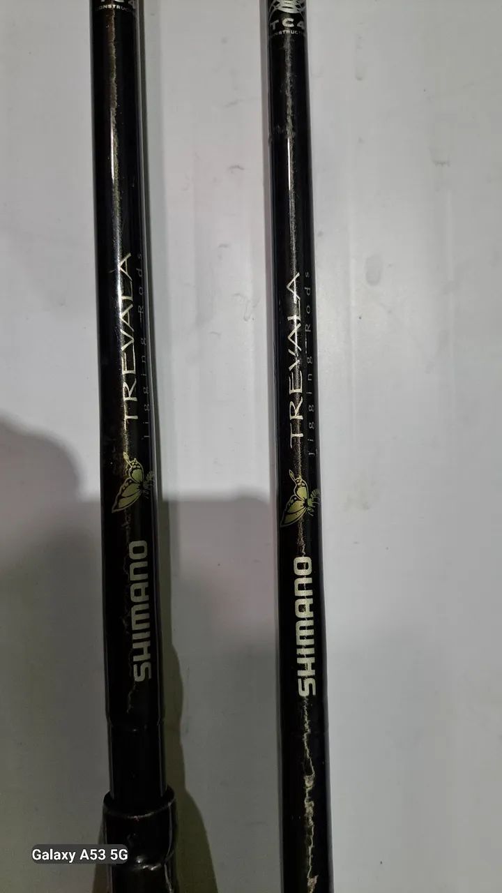 2 varas de carretilhas shimanos TREVALA 1.97 e 2.00 m 30-50 e 50-100 lbs e  - Foto 5