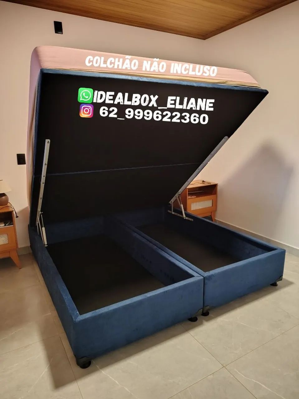 Box baú super king 193×203 - Mega espaçoso - Foto 2