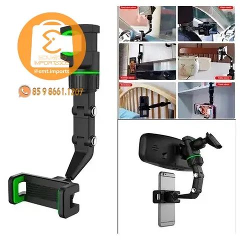 Suporte De Celular Multifuncional Ajustável Rotação 360 Graus - Foto 2