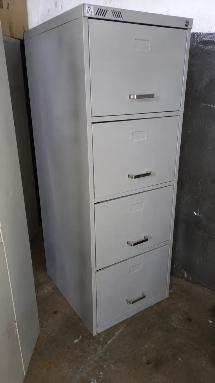 ARQUIVO DE AÇO 4 GAVETAS - ARMÁRIO PARA PASTAS E DOCUMENTOS - Foto 2