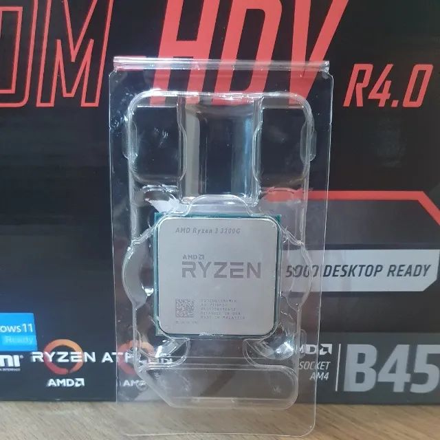 KIT UPGRADE RYZEN 3 3200G + B450M ASROCK COM GARANTIA! - Foto 2
