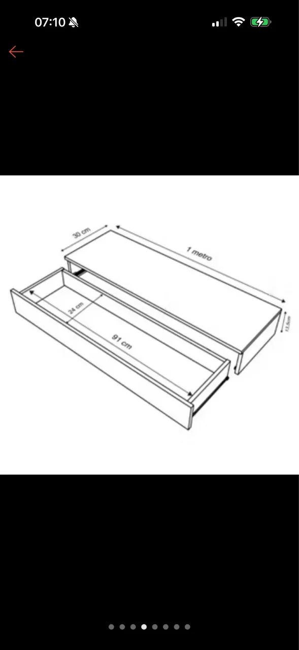 Rack para Tv suspenso  - Foto 4