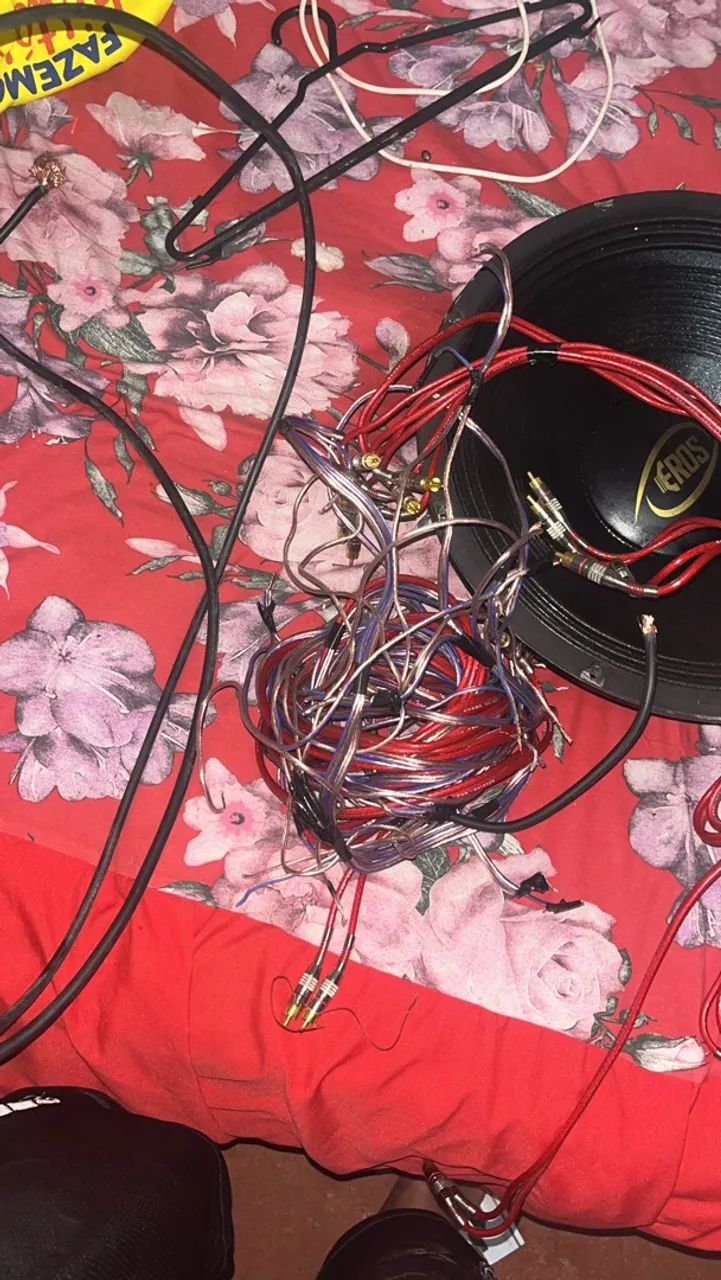 Auto falantes módulo tudo completo com a bateria e os cabos - Foto 5