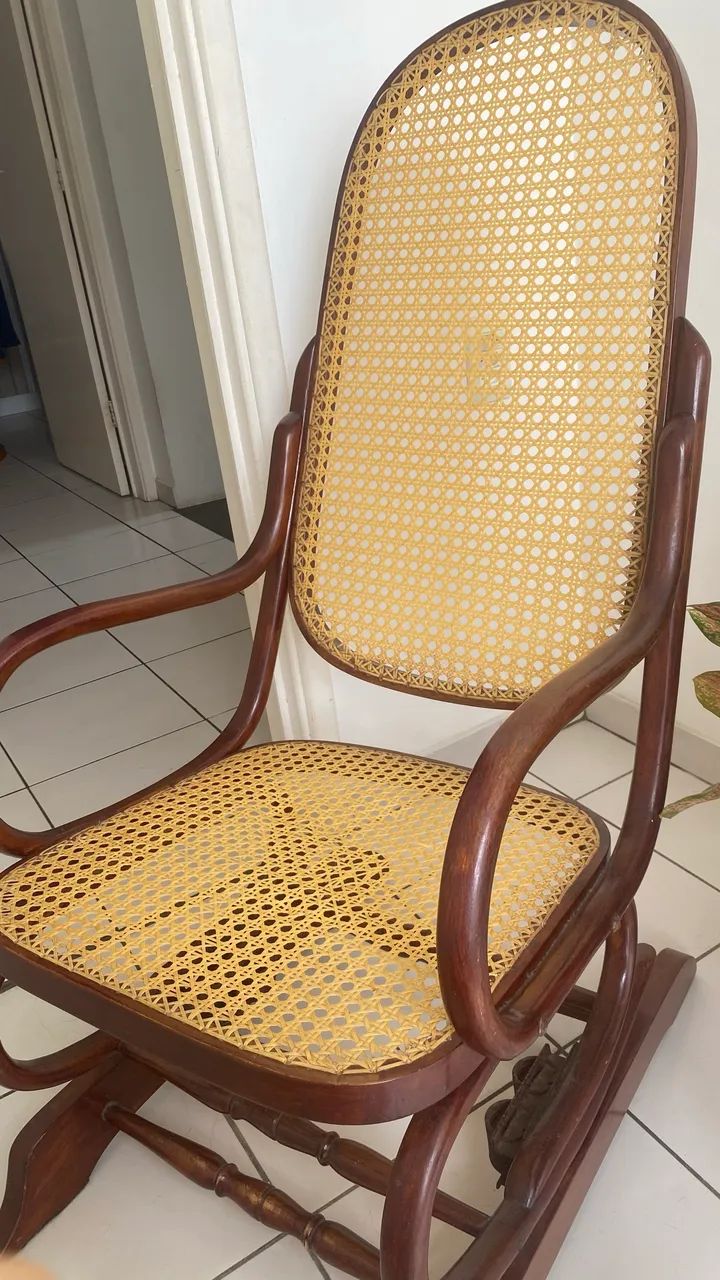 Vendo cadeira de balanço de palha  - Foto 2
