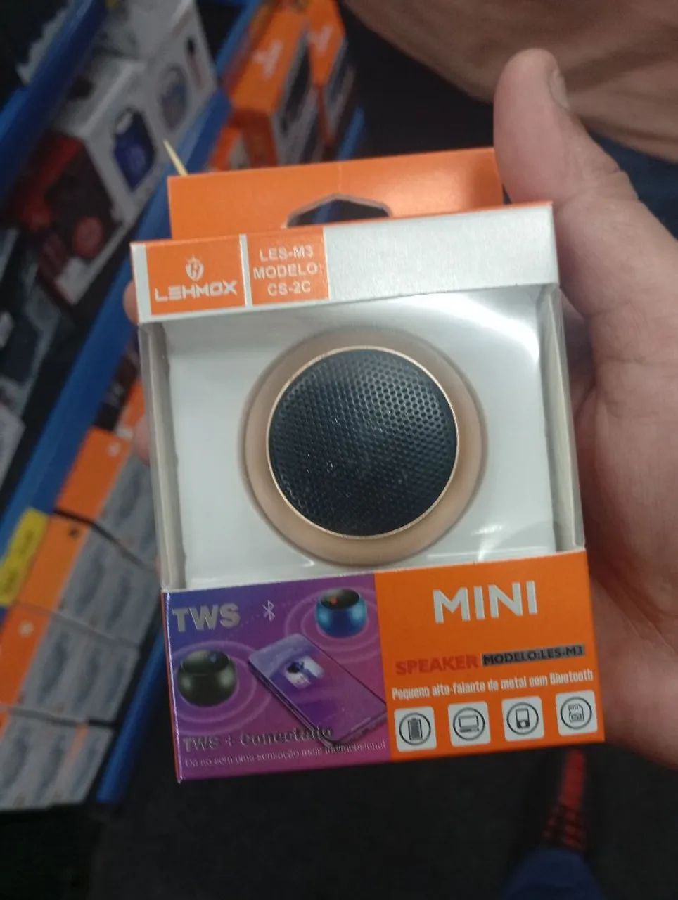 Mini caixa de som