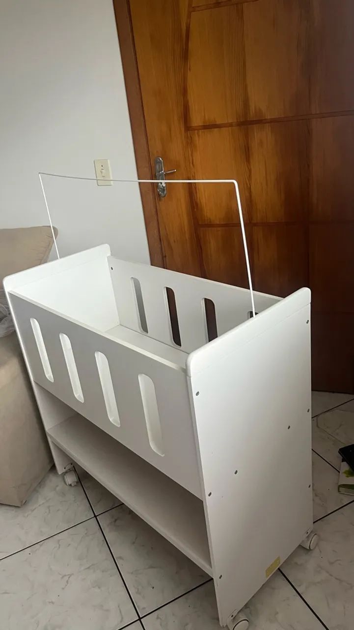 Mini berço branco  - Foto 3