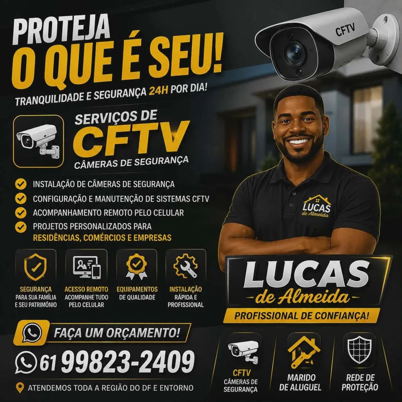 Segurança eletrônica e manutenção doméstica