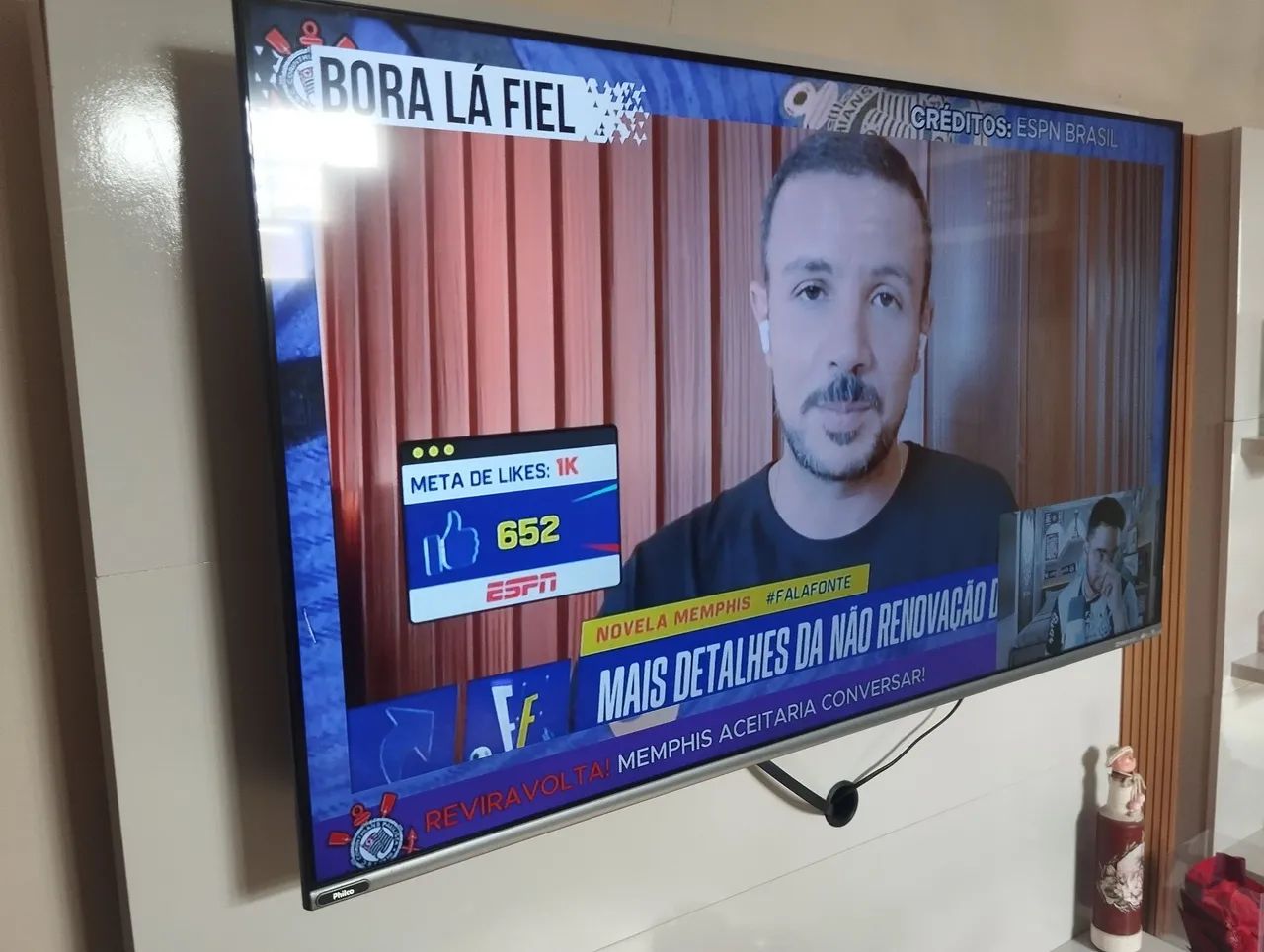 TV Philco 50 Polegadas Smart 4K Android Funcionando Perfeitamente. - Foto 2
