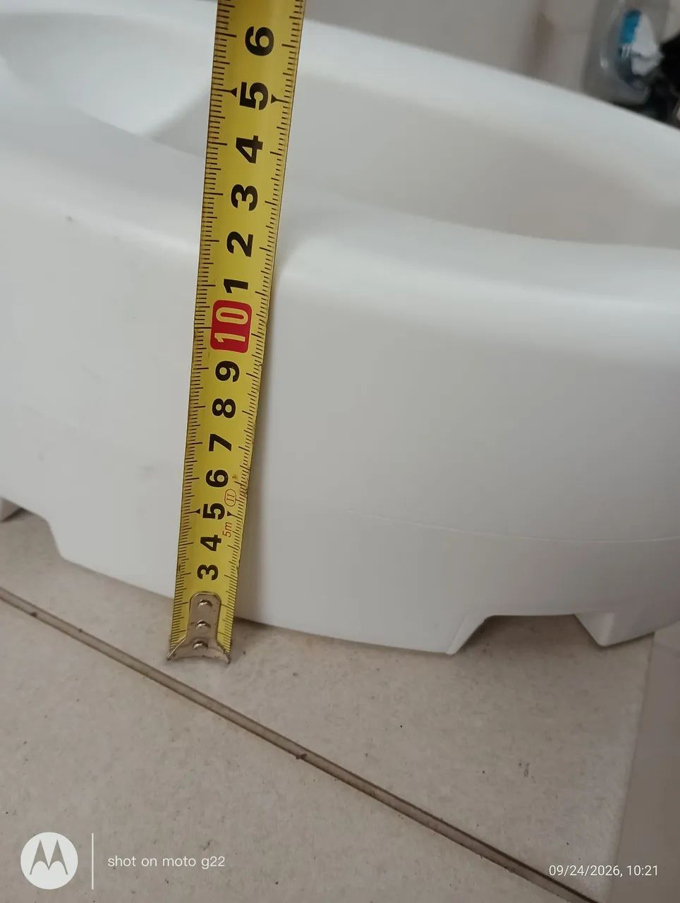 Assento de vaso sanitário elevado - Foto 5