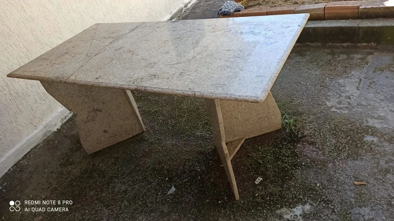 Mesa em pedra 6 lugares  - Foto 2