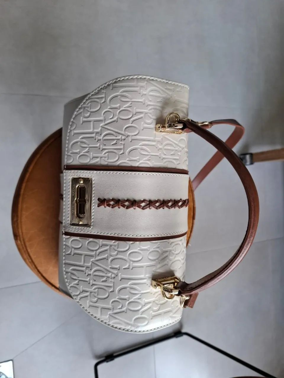 Bolsa Victor Hugo  - couro legítimo  - Foto 4