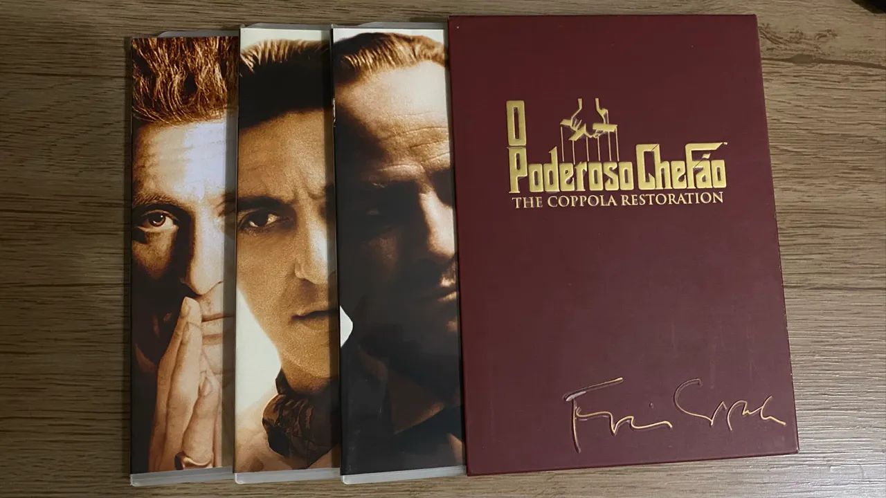 Box dvd filme o poderoso chefão