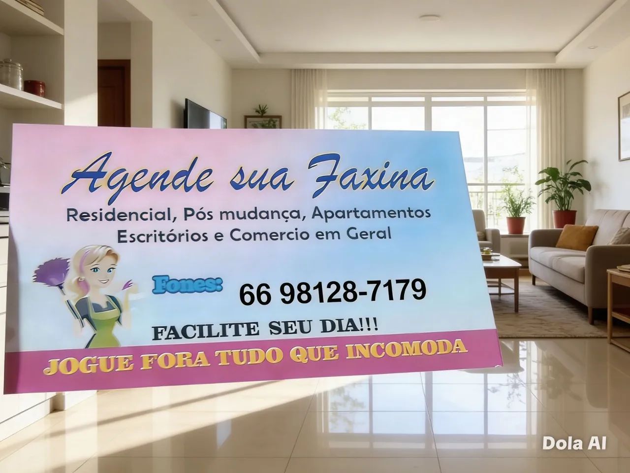 Limpeza residencial com profissional de confiança é aqui