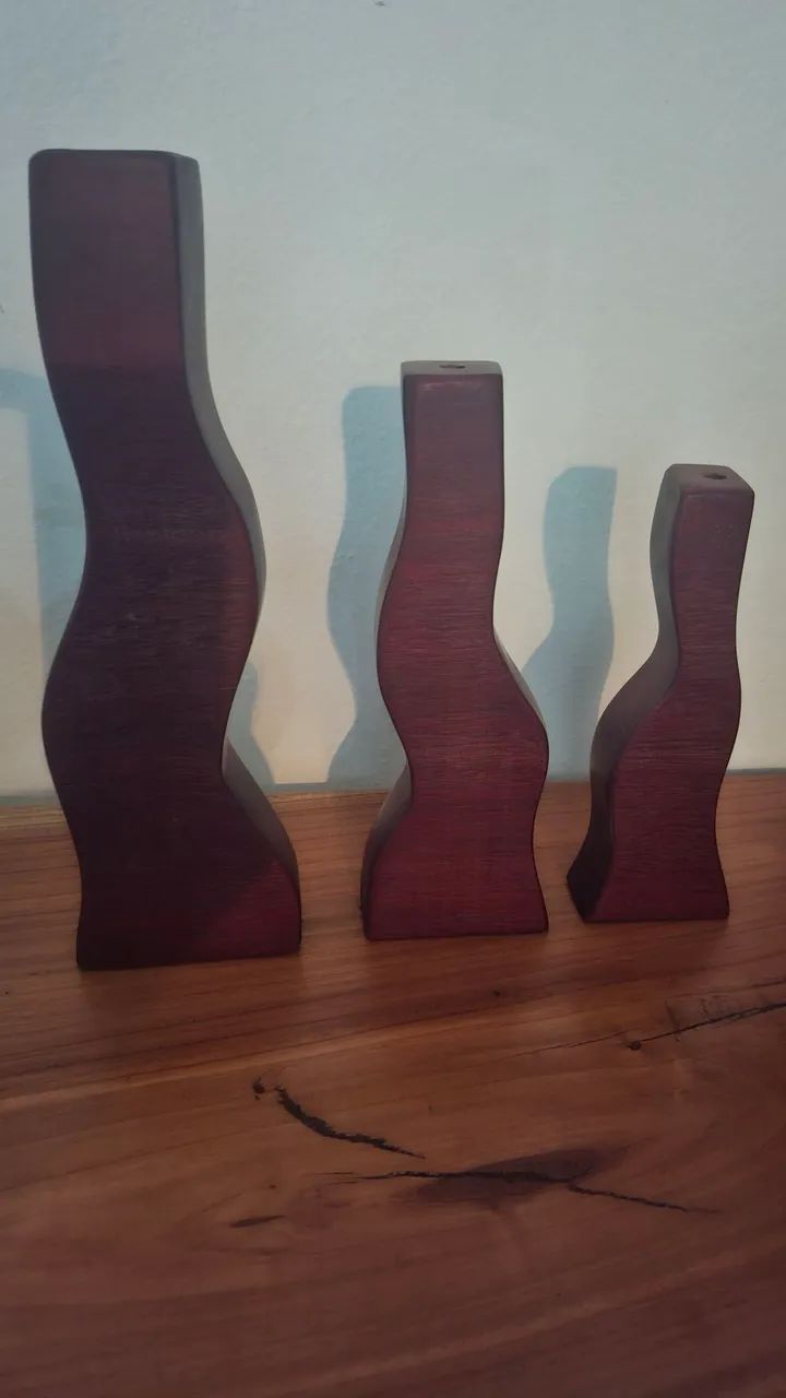 Trio vasos solitário 