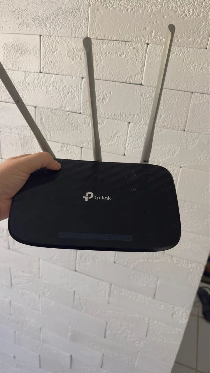 Roteador seminovo com 3 antenas  - Foto 4