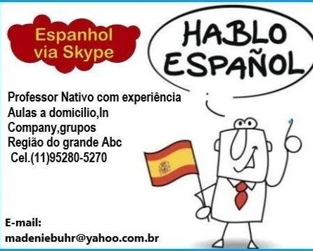 Aulas de Espanhol com professor nativo com experiência. - Foto 2