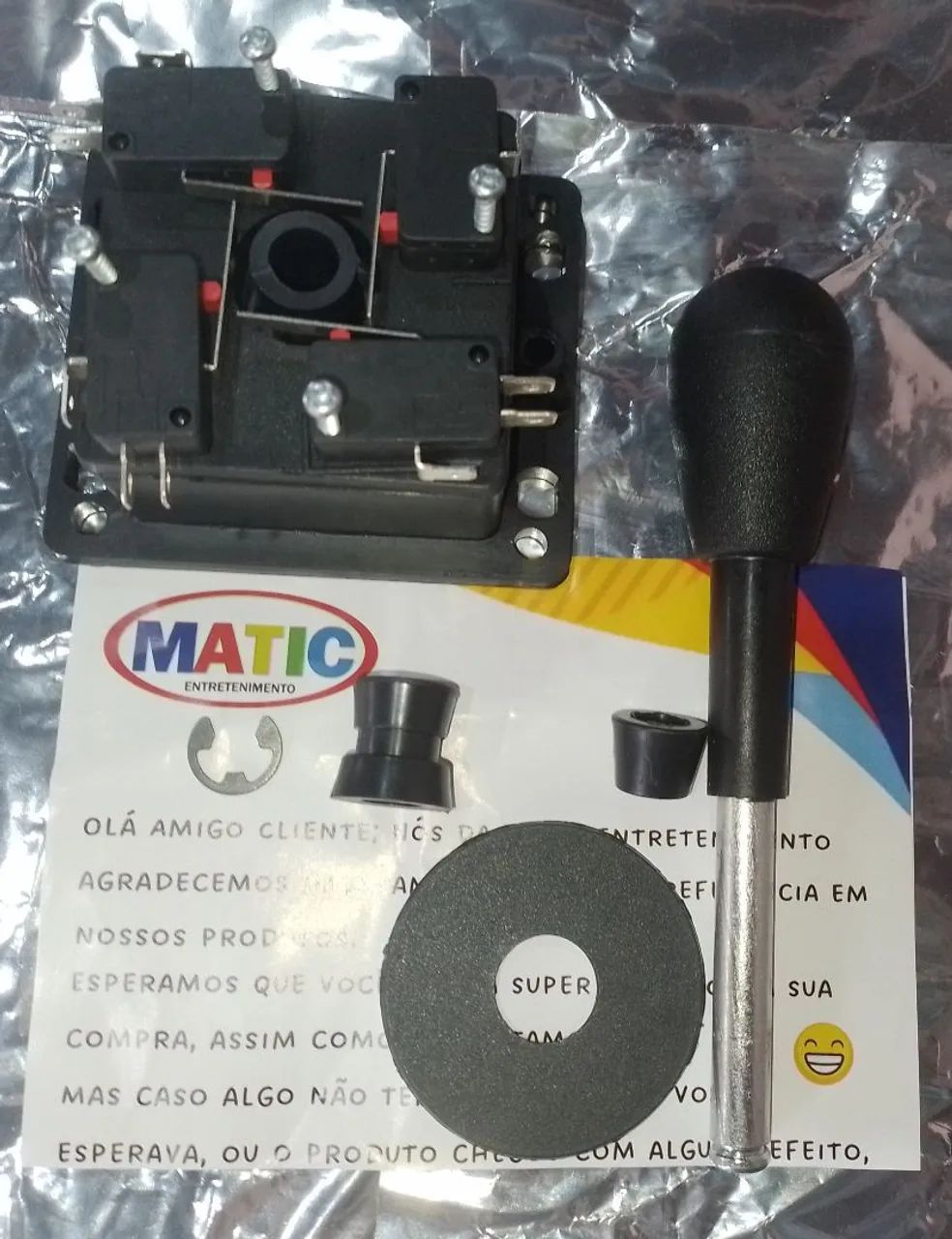 Comando fliperama arcade original com micros - Foto 2