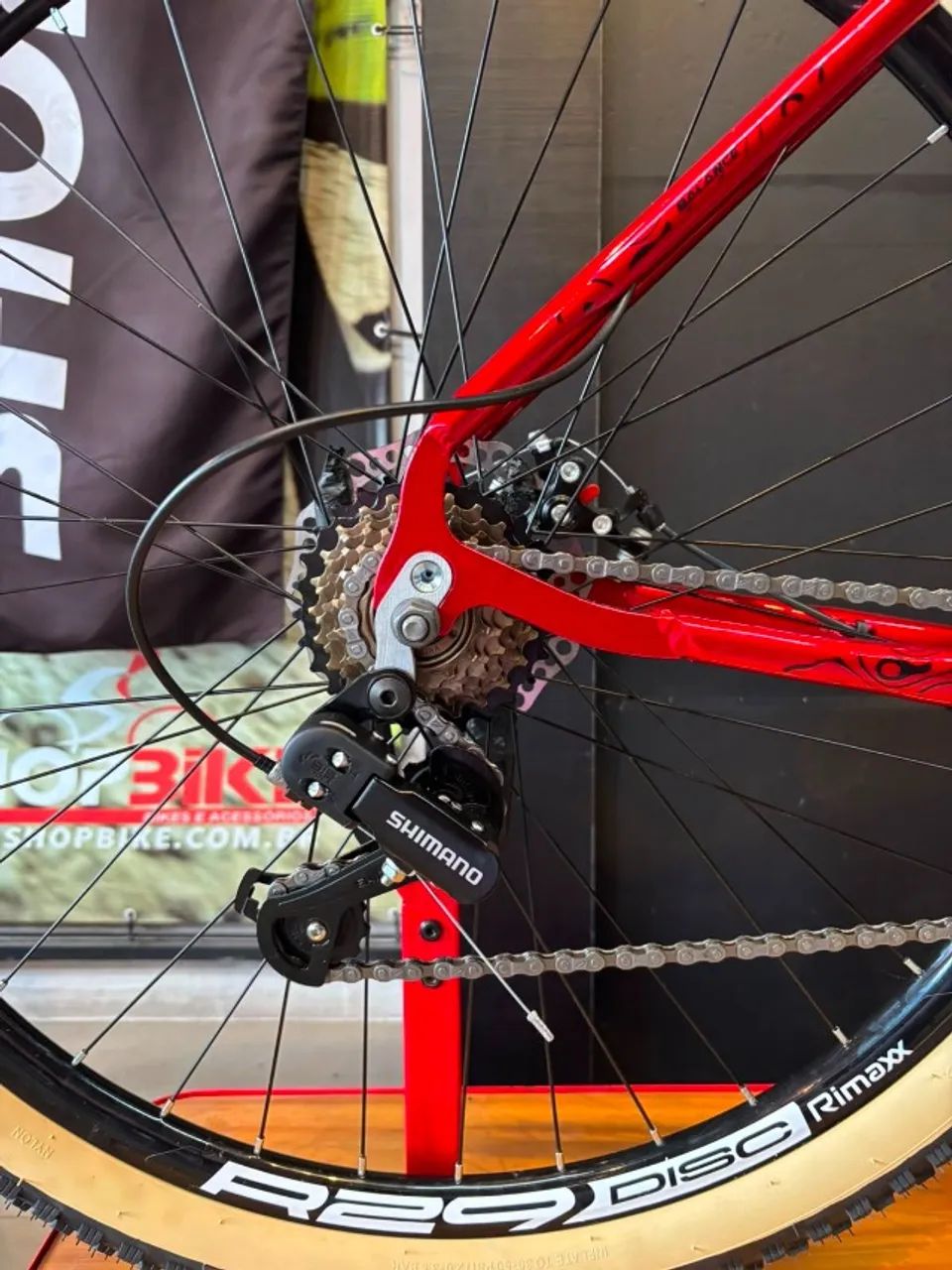 Vibe A29 Shimano 21v Cereja - Foto 5