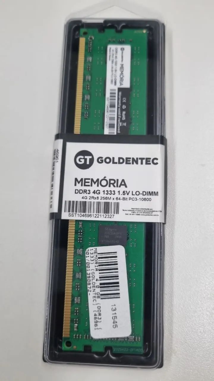 Memoria RAM Goldentec 4GB DDR3 desktop