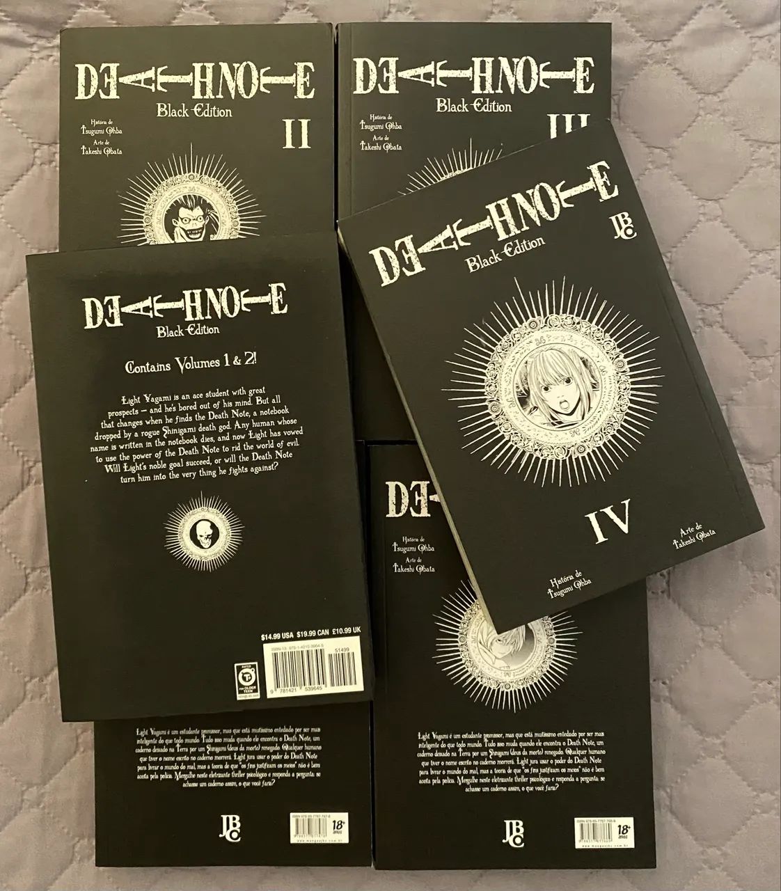 Coleção de mangás Death Note Black Edition 