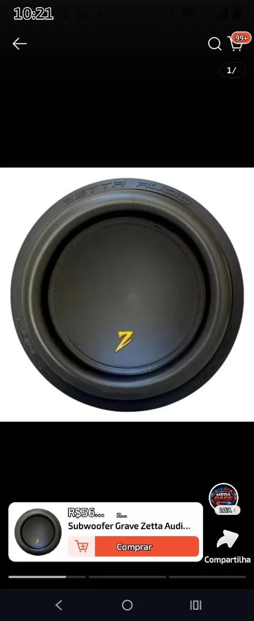 Vende-se 4 graves zetta de 700 RMS 