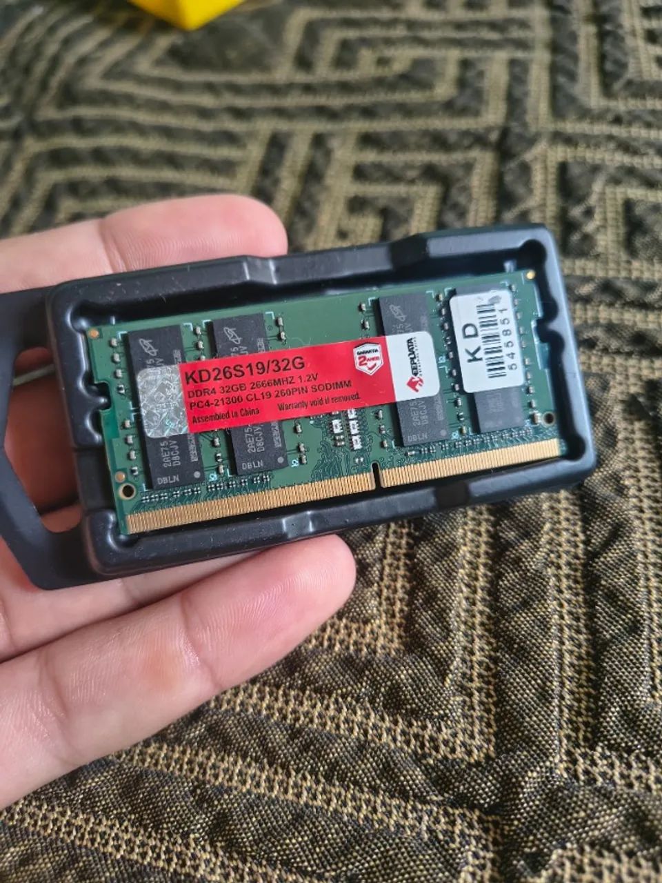 Memória ram 32gb DDR4 NOTEBOOK  - Foto 3