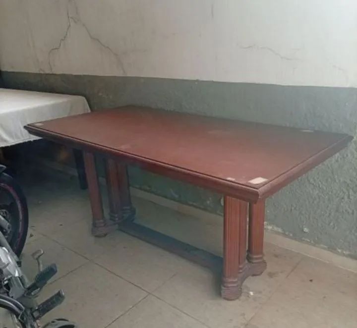 Mesa de jantar americana em madeira  - Foto 3