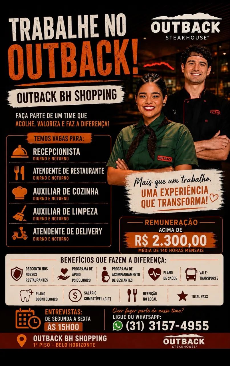 Restaurante OUTBACK BH SHOPPING 