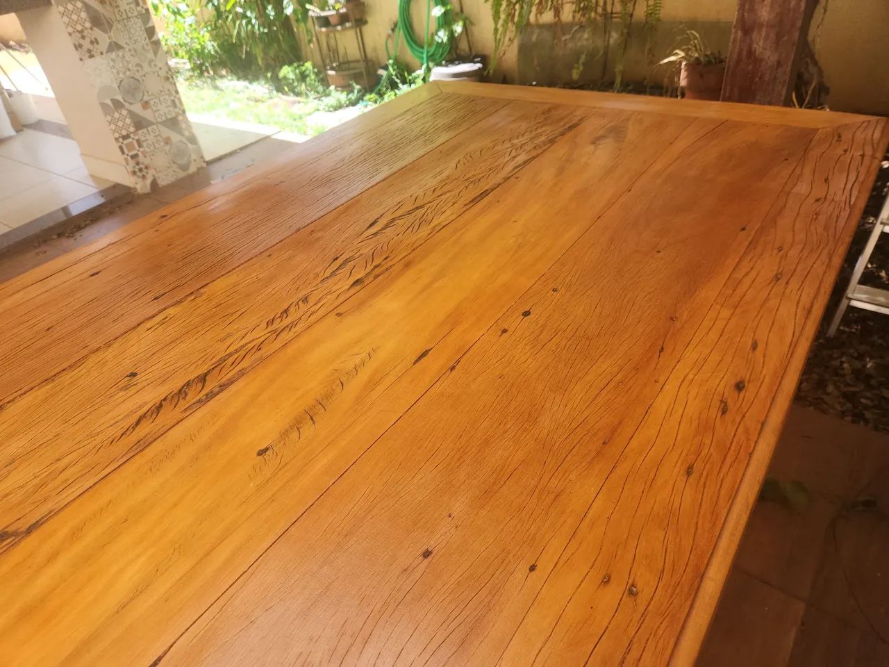 Mesa para area de churrasco area externa ou chacara - Foto 4