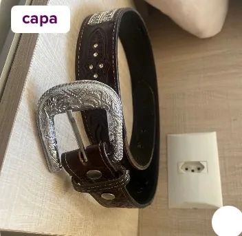 Cinto de couro feminino 