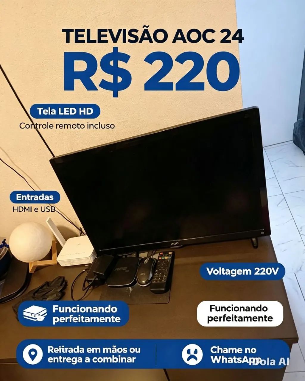À VENDA: TV 24