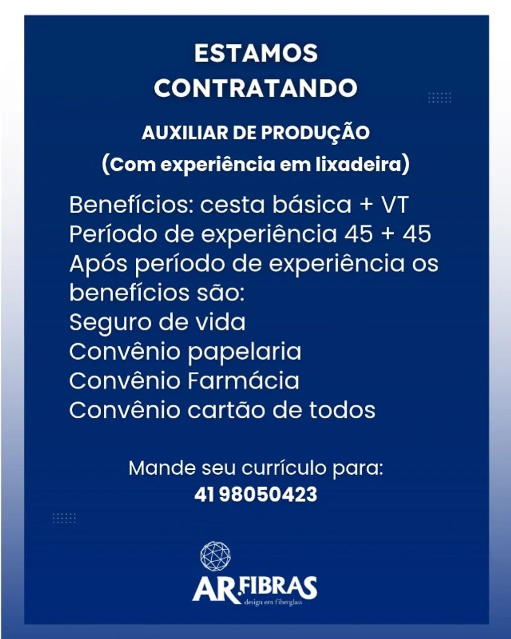 AUXILIAR DE PRODUÇÃO