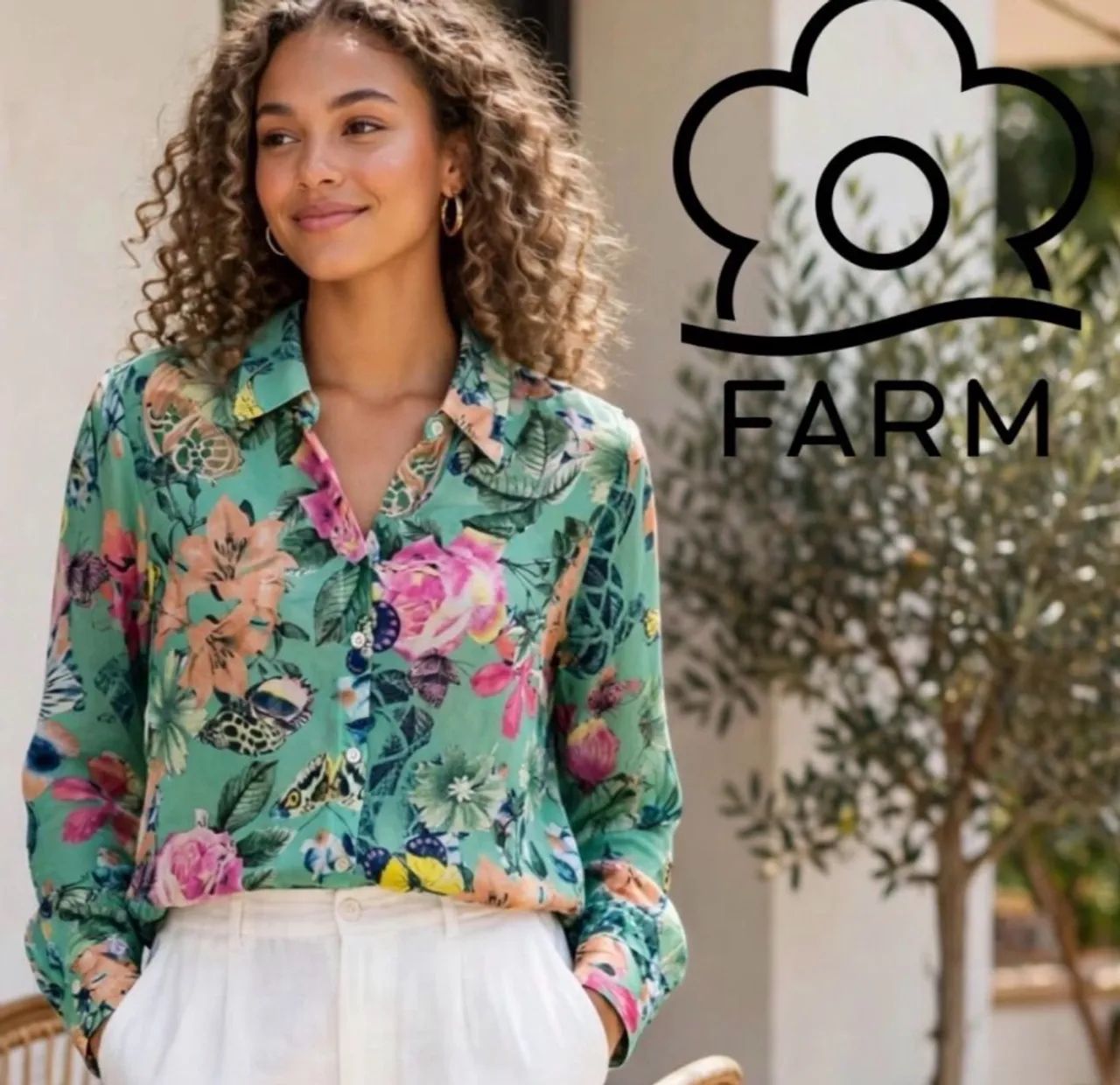 Camisa botões farm