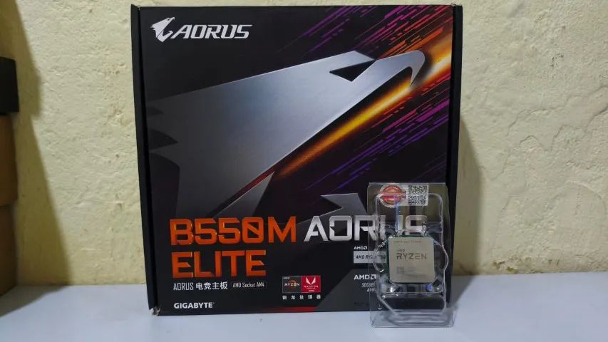 Kit - B550M Aorus Elite + Ryzen 7 5700X3D