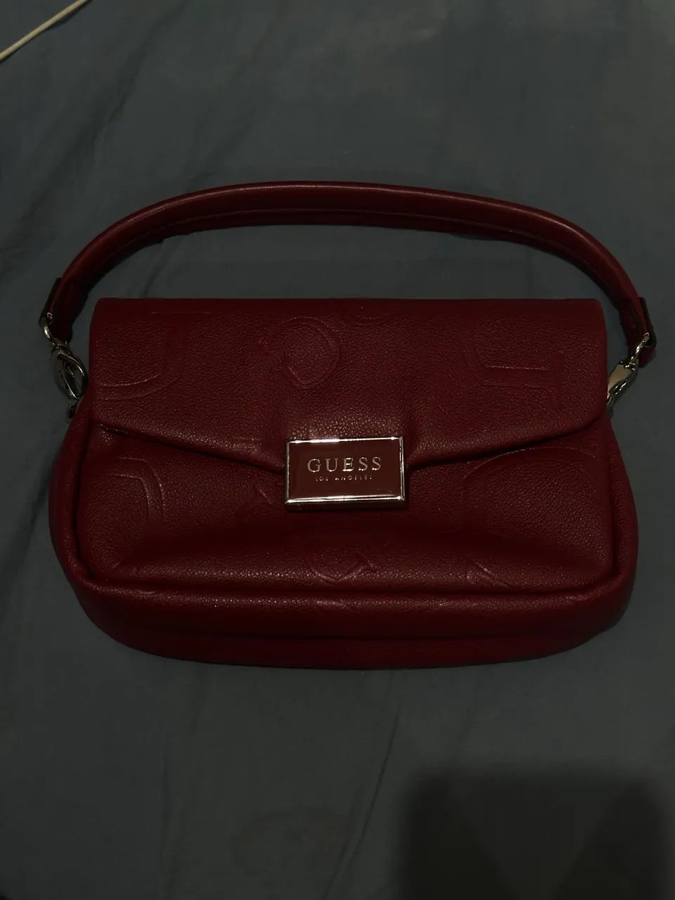 Bolsa GUESS Original Vinho/Bordô + Alça Longa