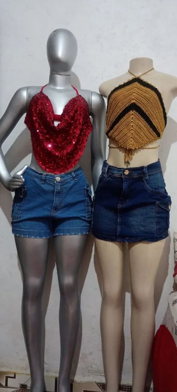 Roupas usadas e boas condições de uso. 