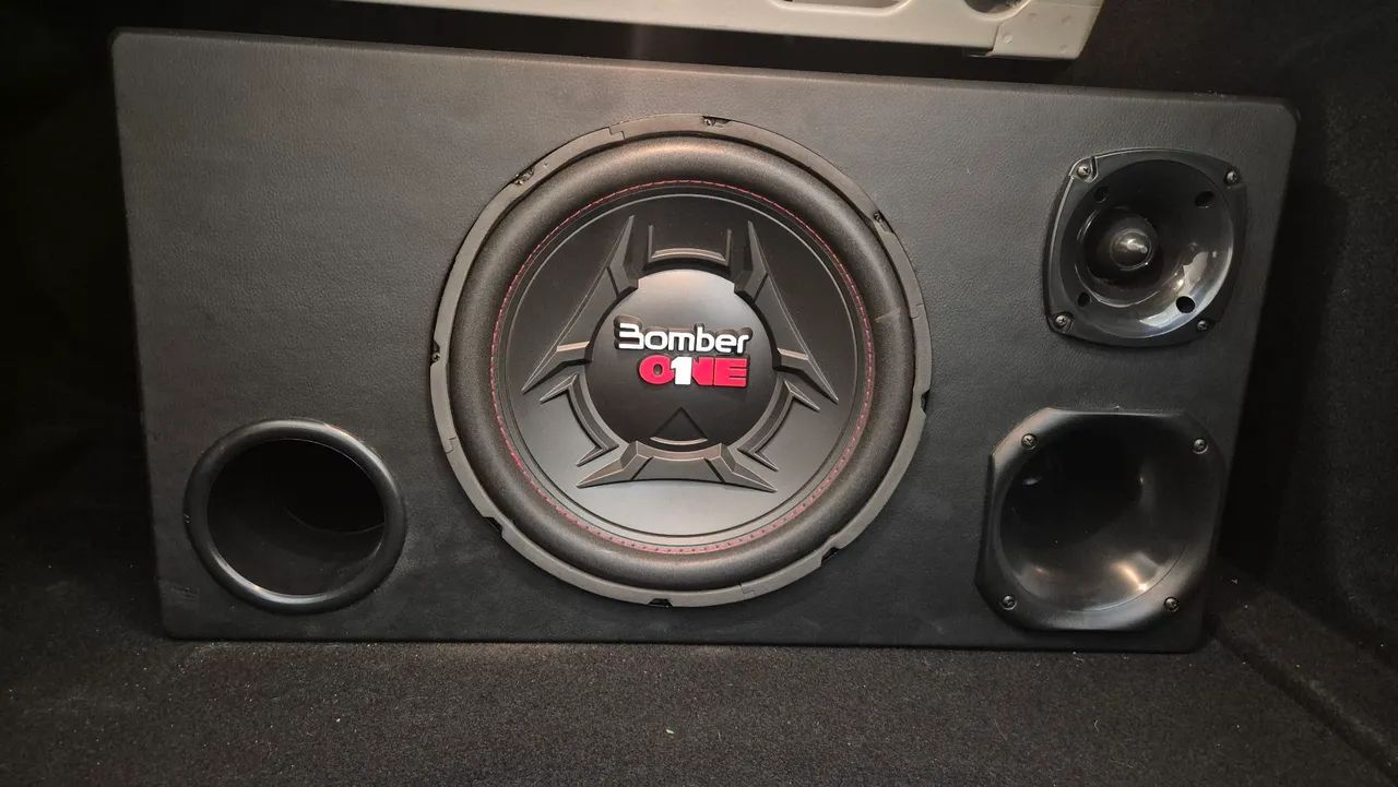 CAIXA TRIO BOMBER ONE 12" - 200W RMS - COMPLETA - Foto 2
