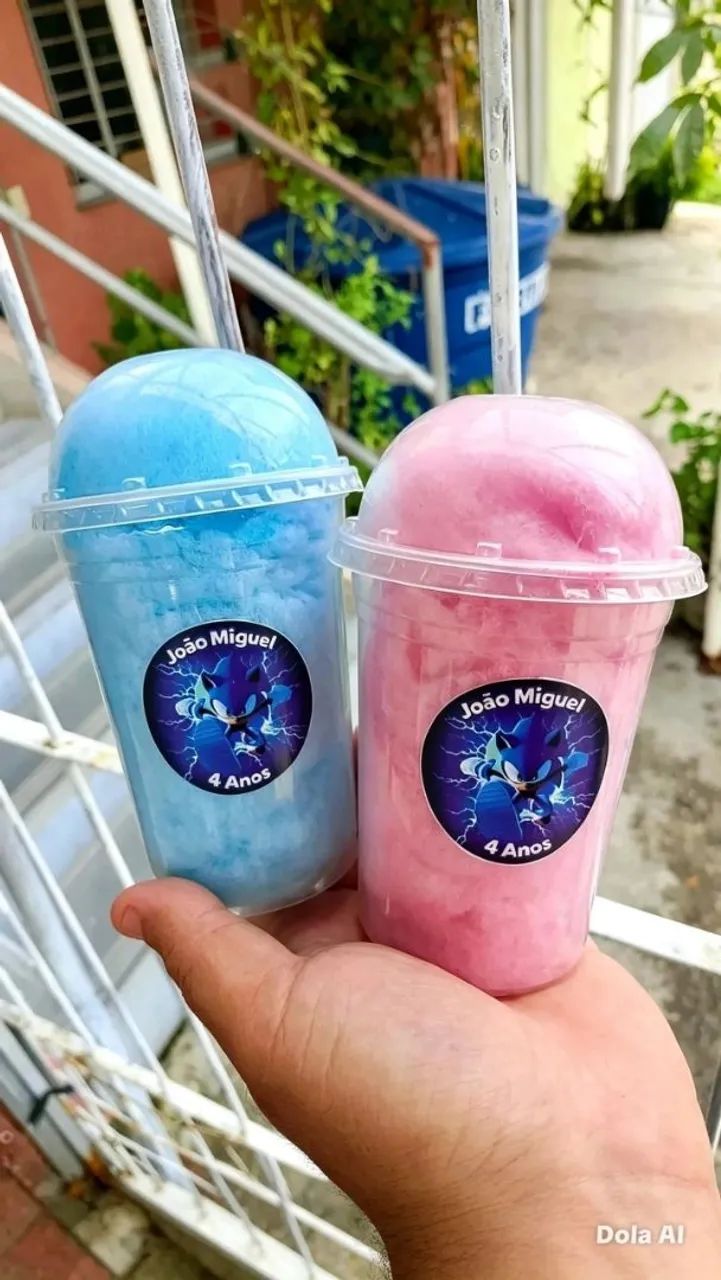 Algodão doce em copo de 400ml  - Foto 5