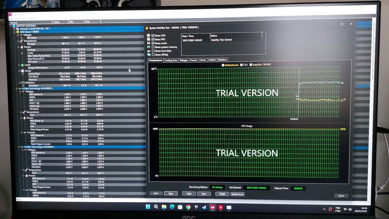 Processador AMD Ryzen 5 8600G Para Placas Mãe AM5. - Foto 6