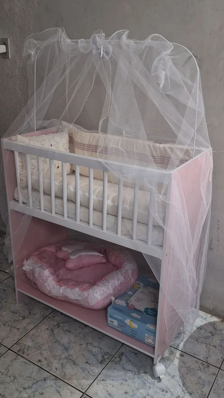 Berço + Kit mini berço luxo - Foto 2