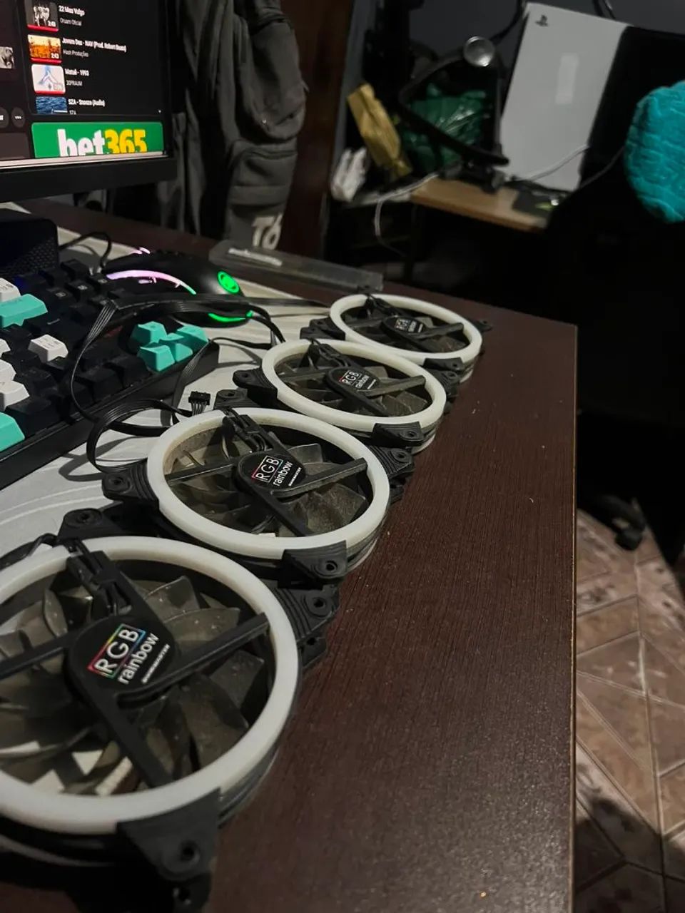 Fan RGB rainbow