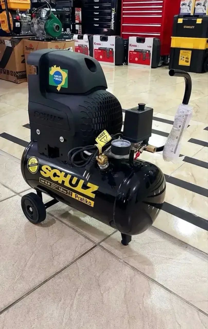 Compressor de 20L 120 psi Motor 2HP Schulz (Novo) - Foto 2